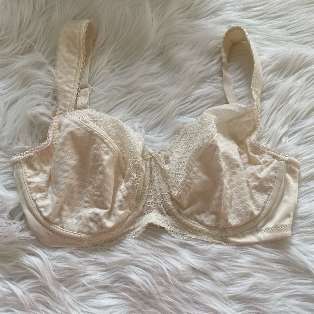 NEW Glamorise Elegance Lace Full-Coverage Bra 34DD